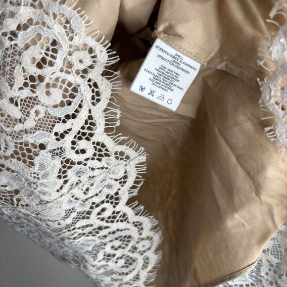 Rumored Cream Lace Mini Dress - Picture 4 of 7